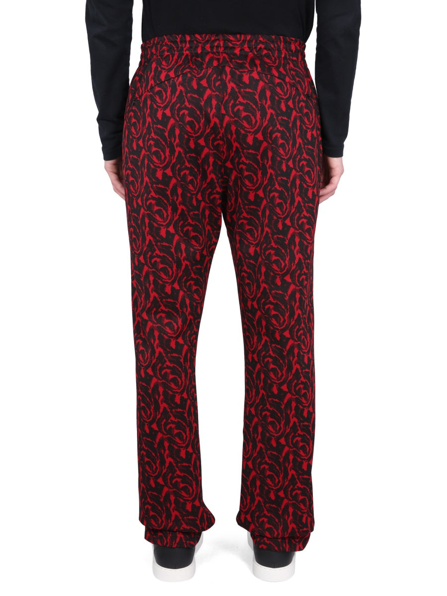 BARACUTA X NEEDLES Men's Logo Track Pants with Elastic Waistband