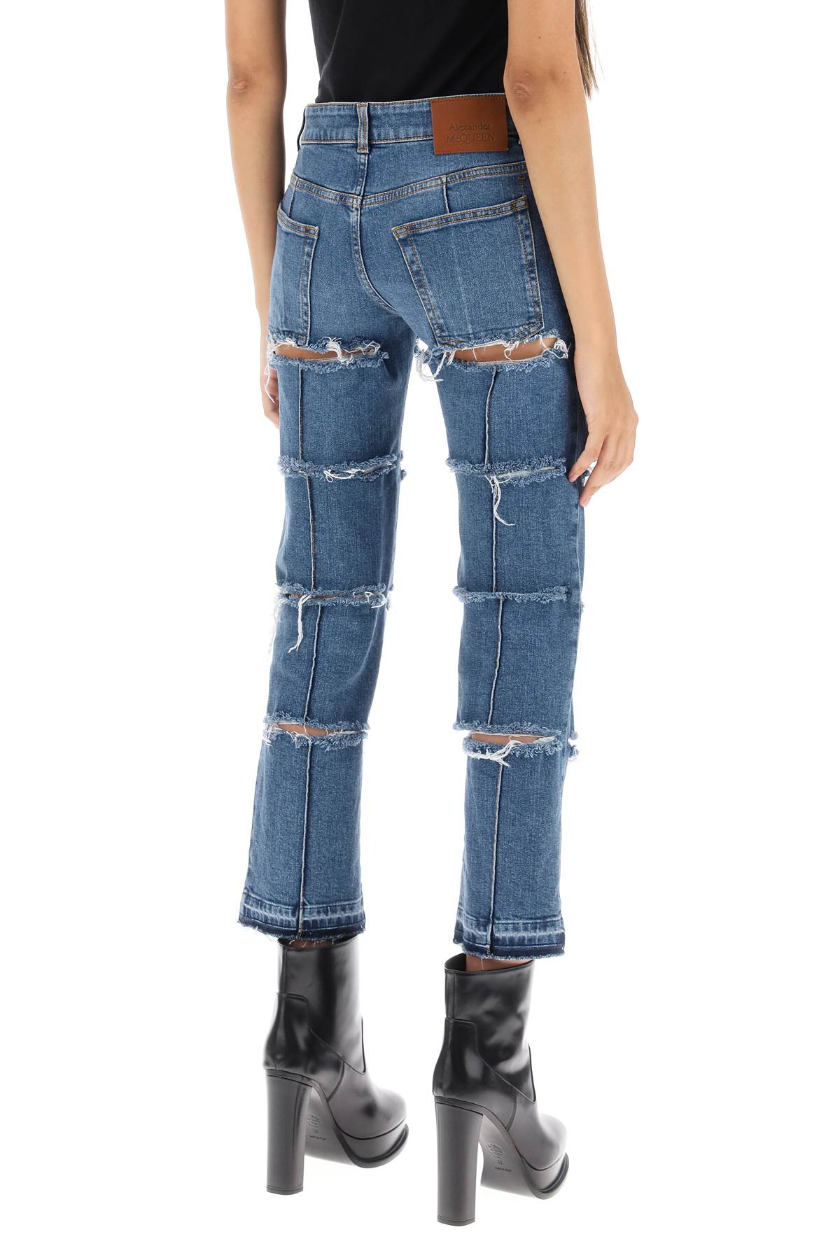 ALEXANDER MCQUEEN Denim Pants for Women - FW23