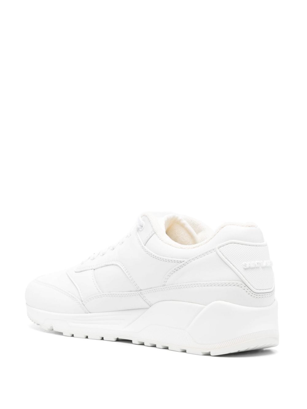 SAINT LAURENT Sleek Leather Flat Sneakers for Men