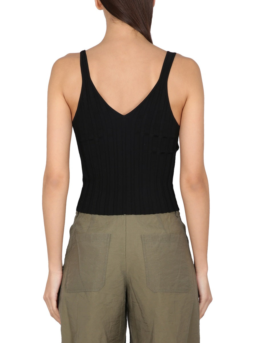 HELMUT LANG Round Shoulder Slim Fit Tank Top