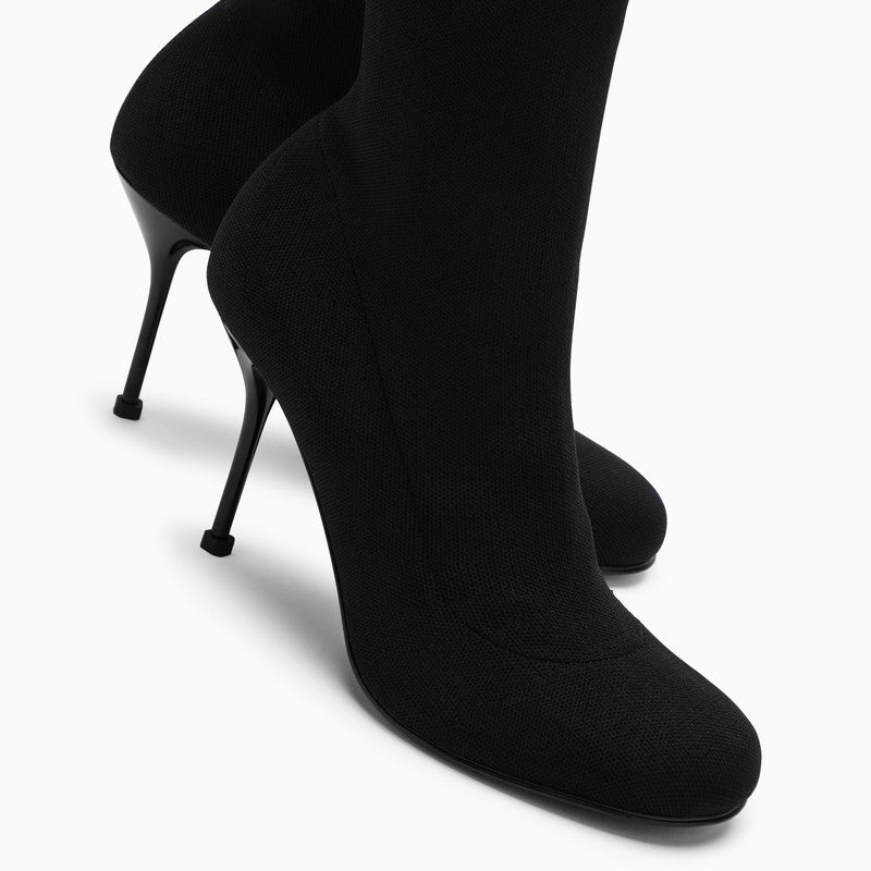 ALEXANDER MCQUEEN Stretch Nylon Ankle Boots for Women