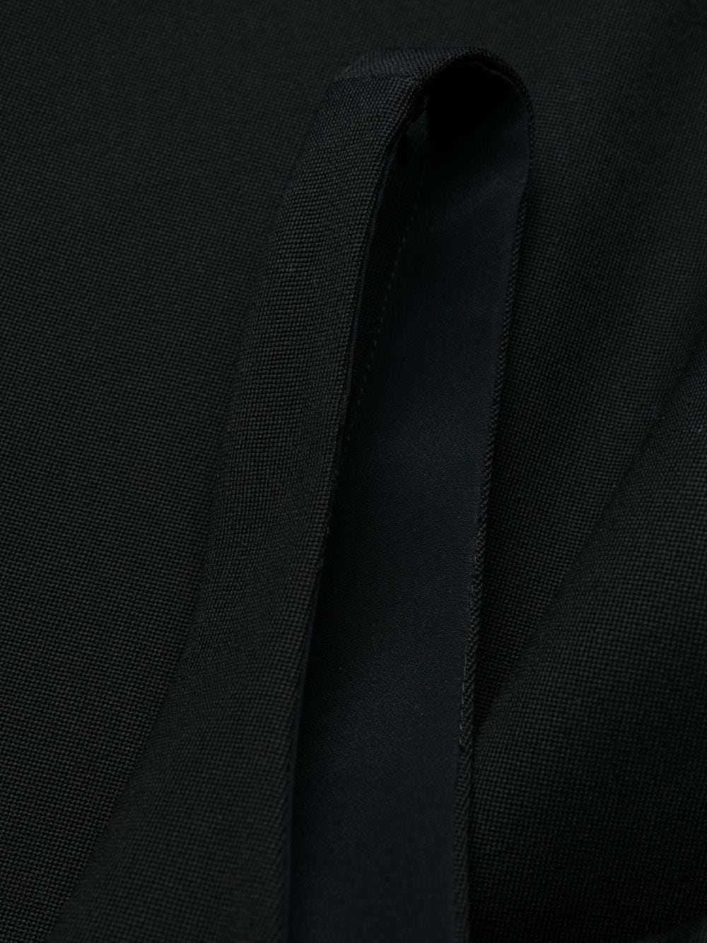 ALEXANDER MCQUEEN Grain of Poudre Wool Midi Dress