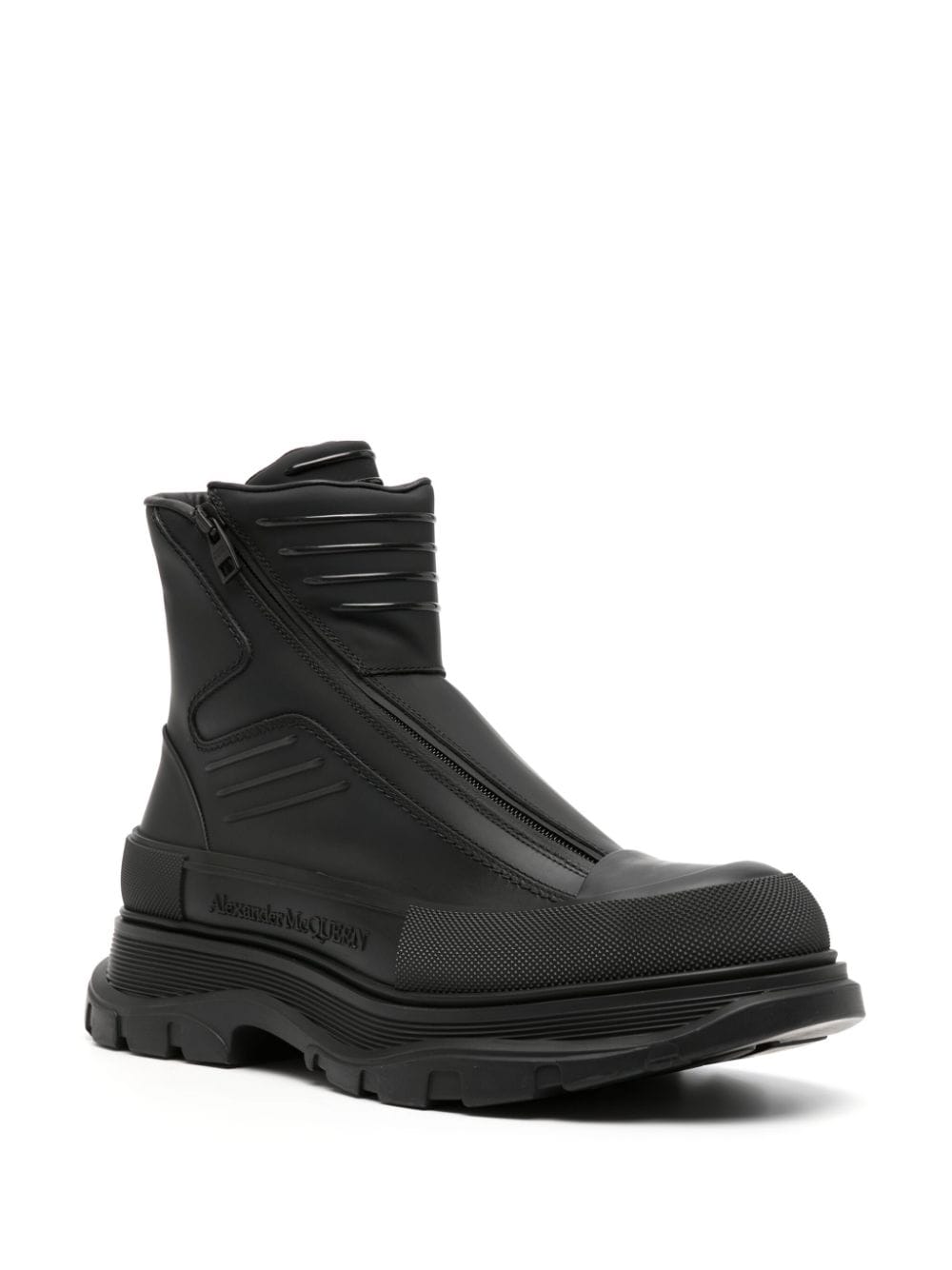 ALEXANDER MCQUEEN Sleek Motorcycle Boot for Men