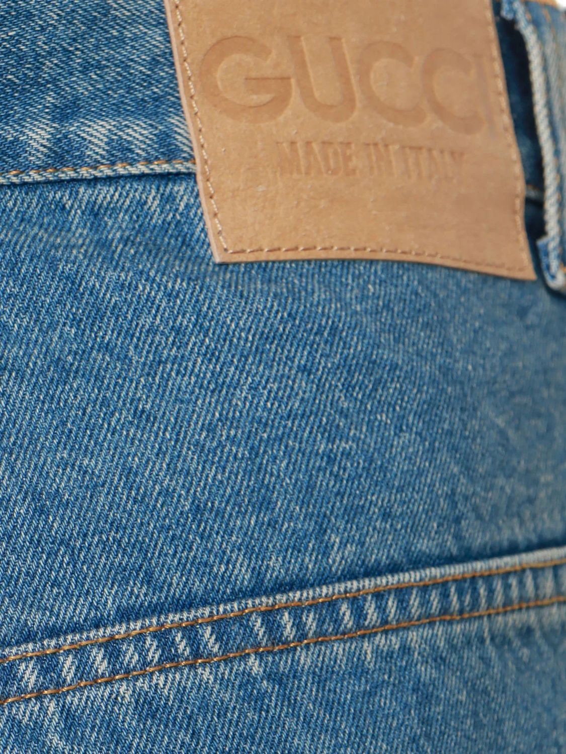 GUCCI Cotton Jeans with Maxi Pockets for Men - SS24