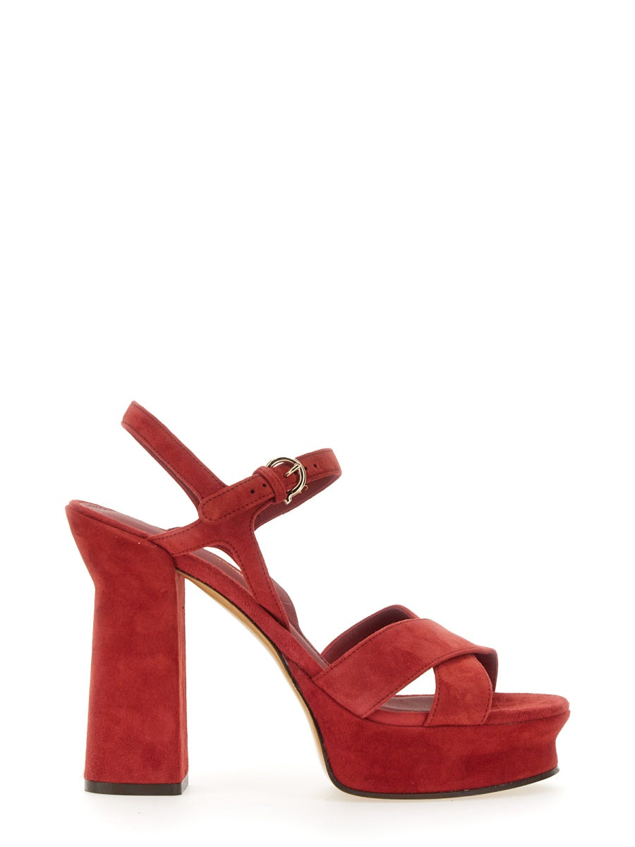 Ferragamo Elevated Sandal with 11.5 cm Heel