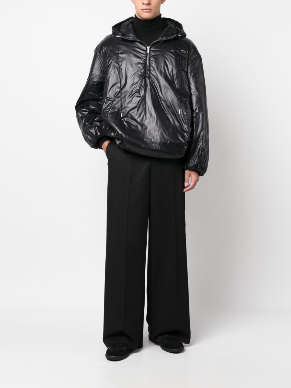 SAINT LAURENT Oversized Padded Anorak Jacket for Men