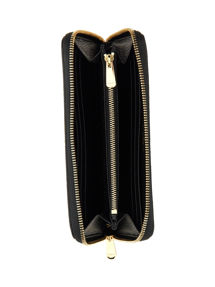 Ferragamo Mini Gancini Hook Wallet