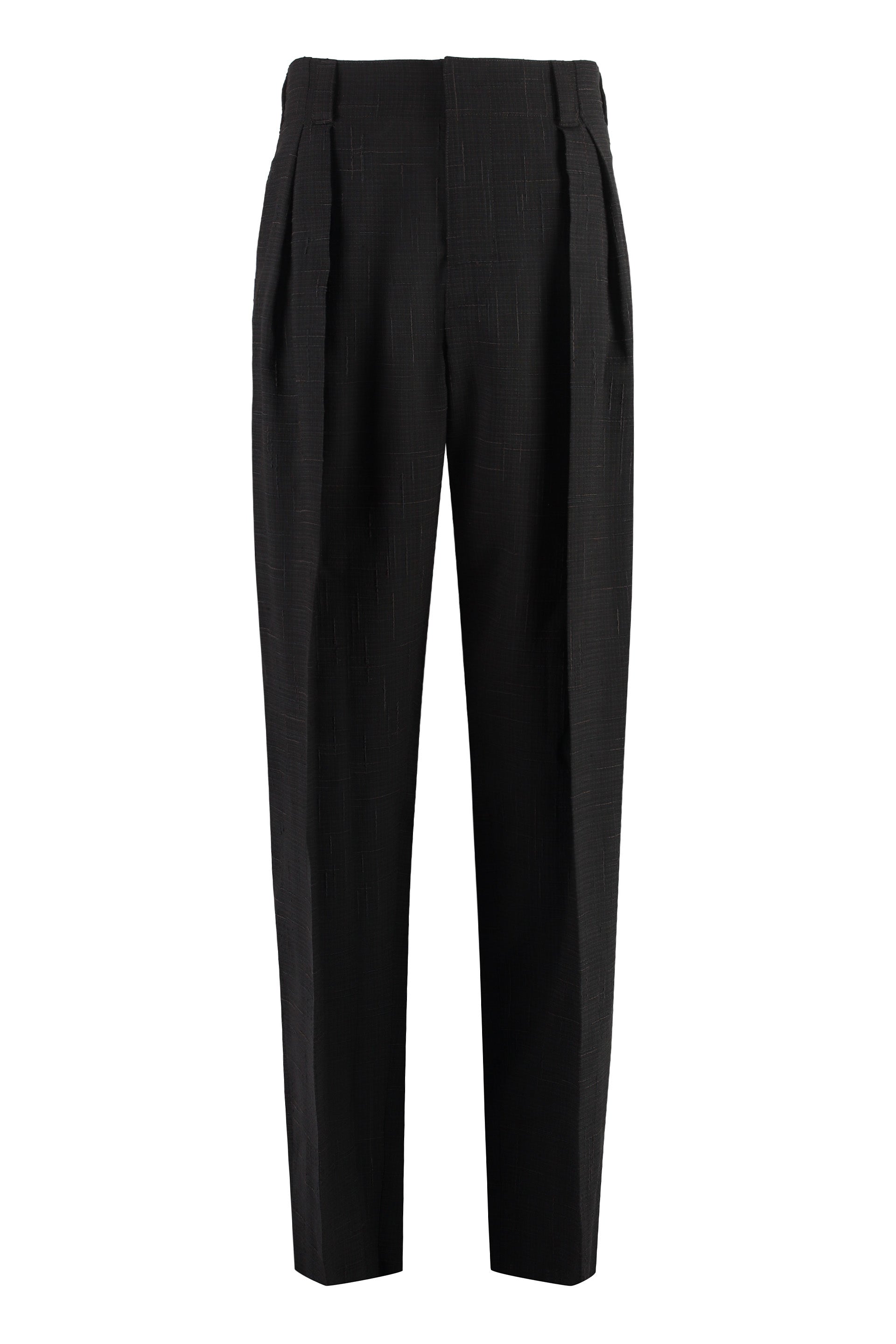 BOTTEGA VENETA Loose Fit Viscose and Silk Trousers for Men