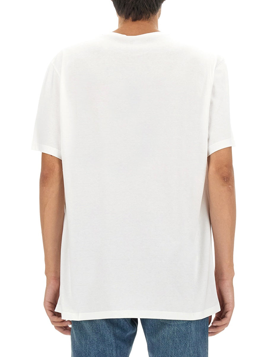 ALEXANDER MCQUEEN Logo Print T-Shirt - Regular Fit (Size L)