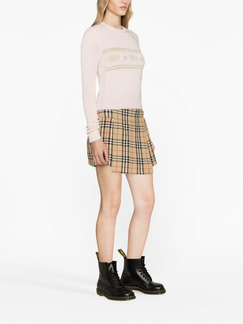 CHIARA FERRAGNI Women's Cotton Mini Sweater - Fall/Winter 2024