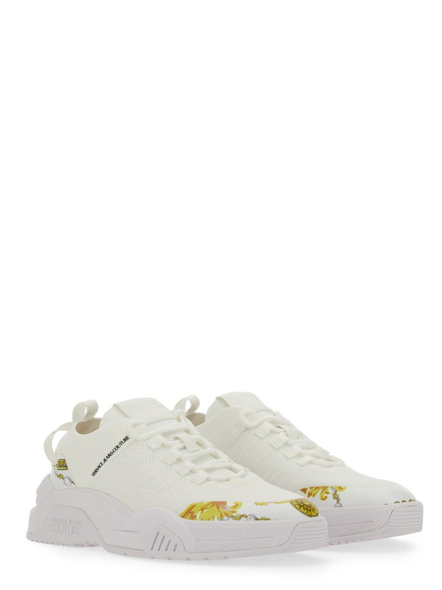 VERSACE JEANS COUTURE Luxury Designer Logo Sneakers for Women