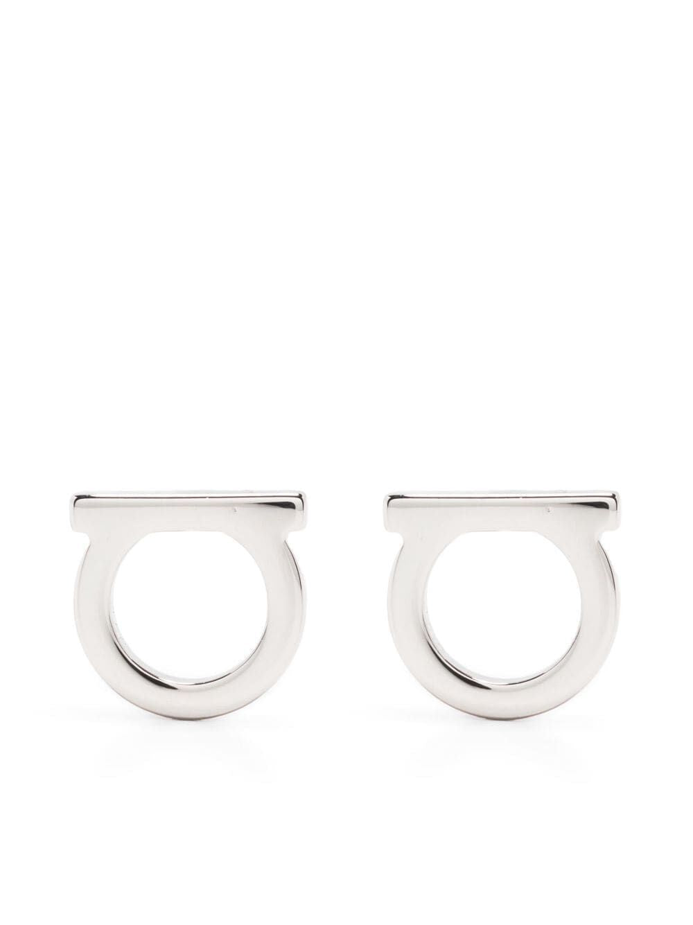 Ferragamo Gancini Hook Mini Earrings