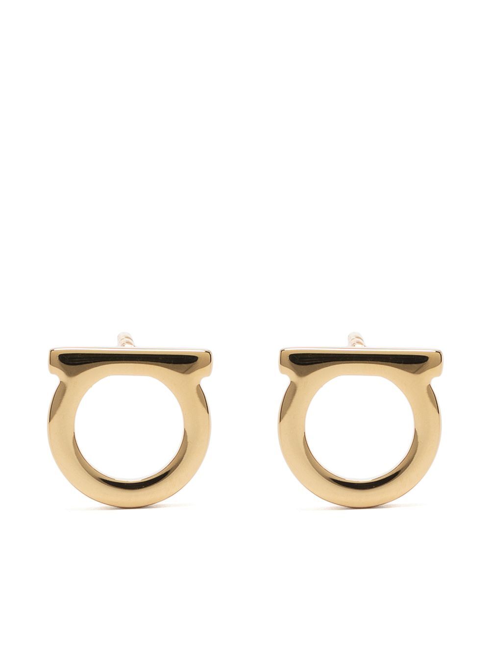 Ferragamo Mini Gancini Hook Earrings