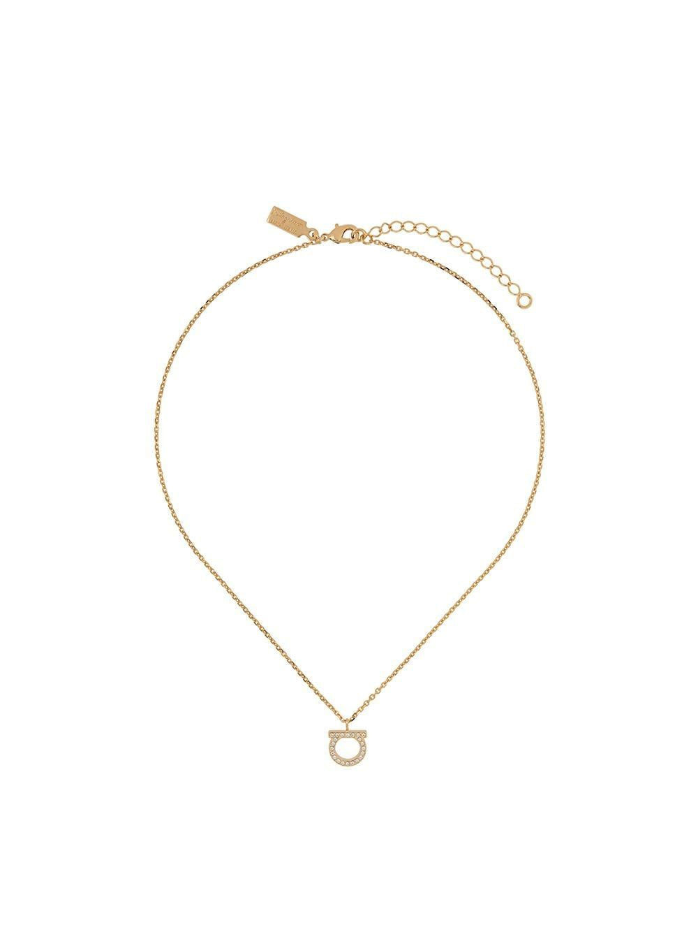 Ferragamo Iconic Gancini Hook Necklace for Women