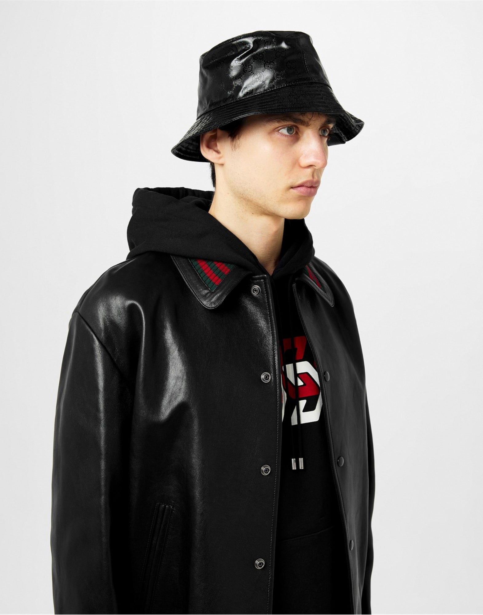 GUCCI Monogram Logo Bucket Hat