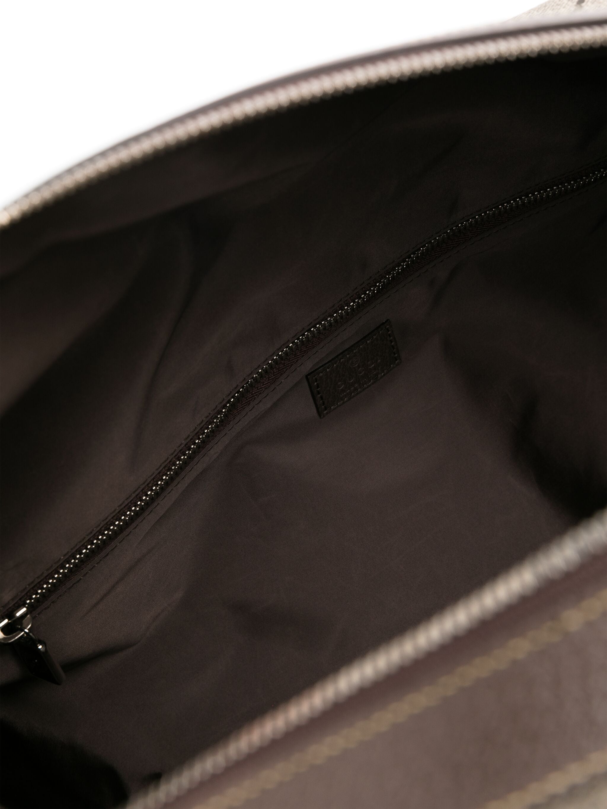 GUCCI Large Duffle Handbag with Web Diagram