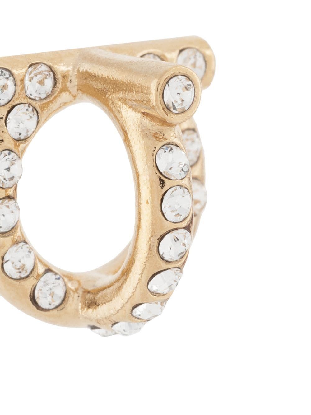 Ferragamo Elegant Metallic Earrings