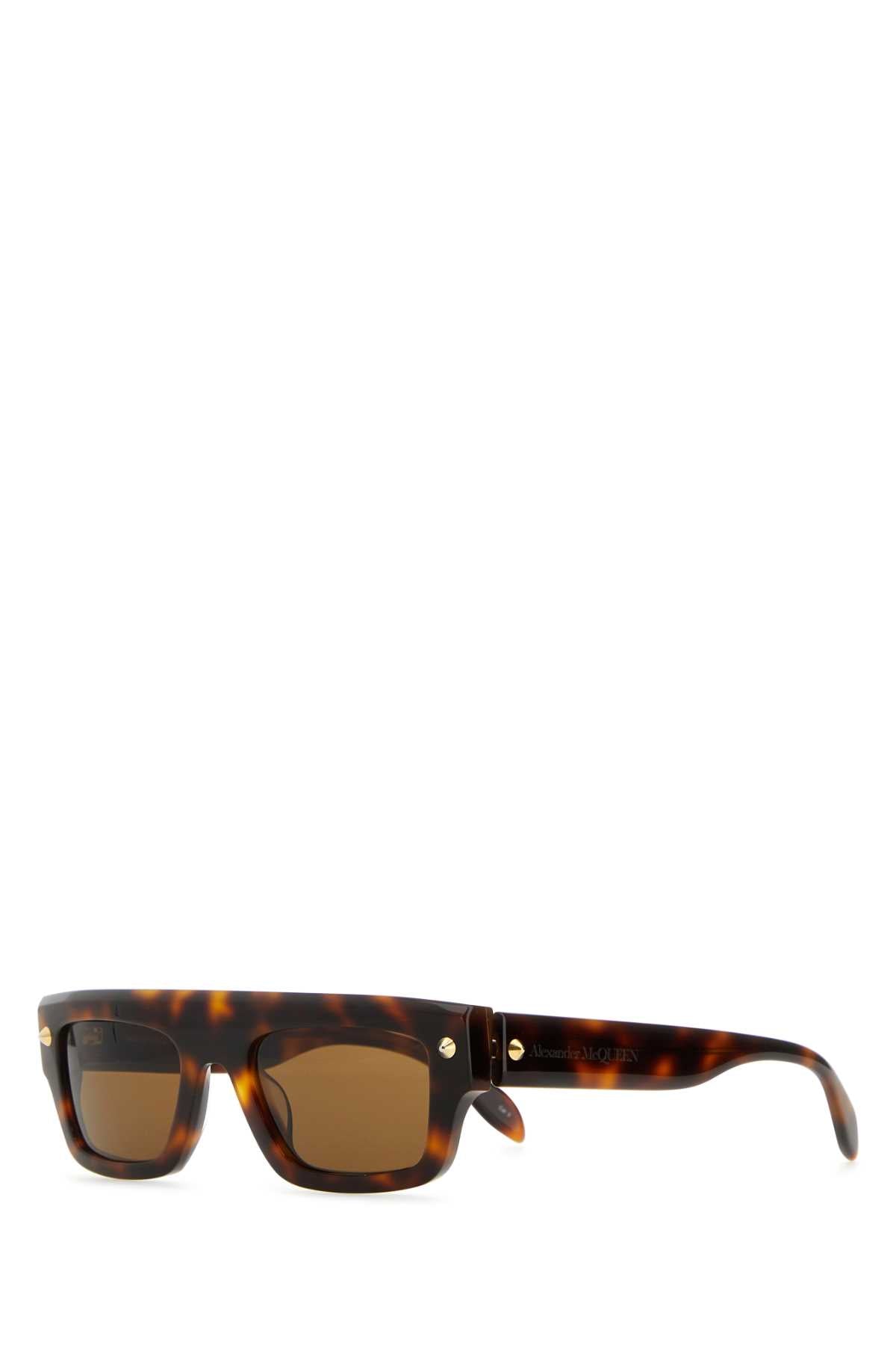 ALEXANDER MCQUEEN Animal Print Acetate Sunglasses for Women