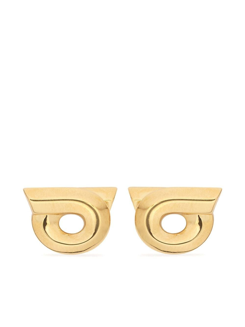 Ferragamo Gancini Hook Stud Earrings