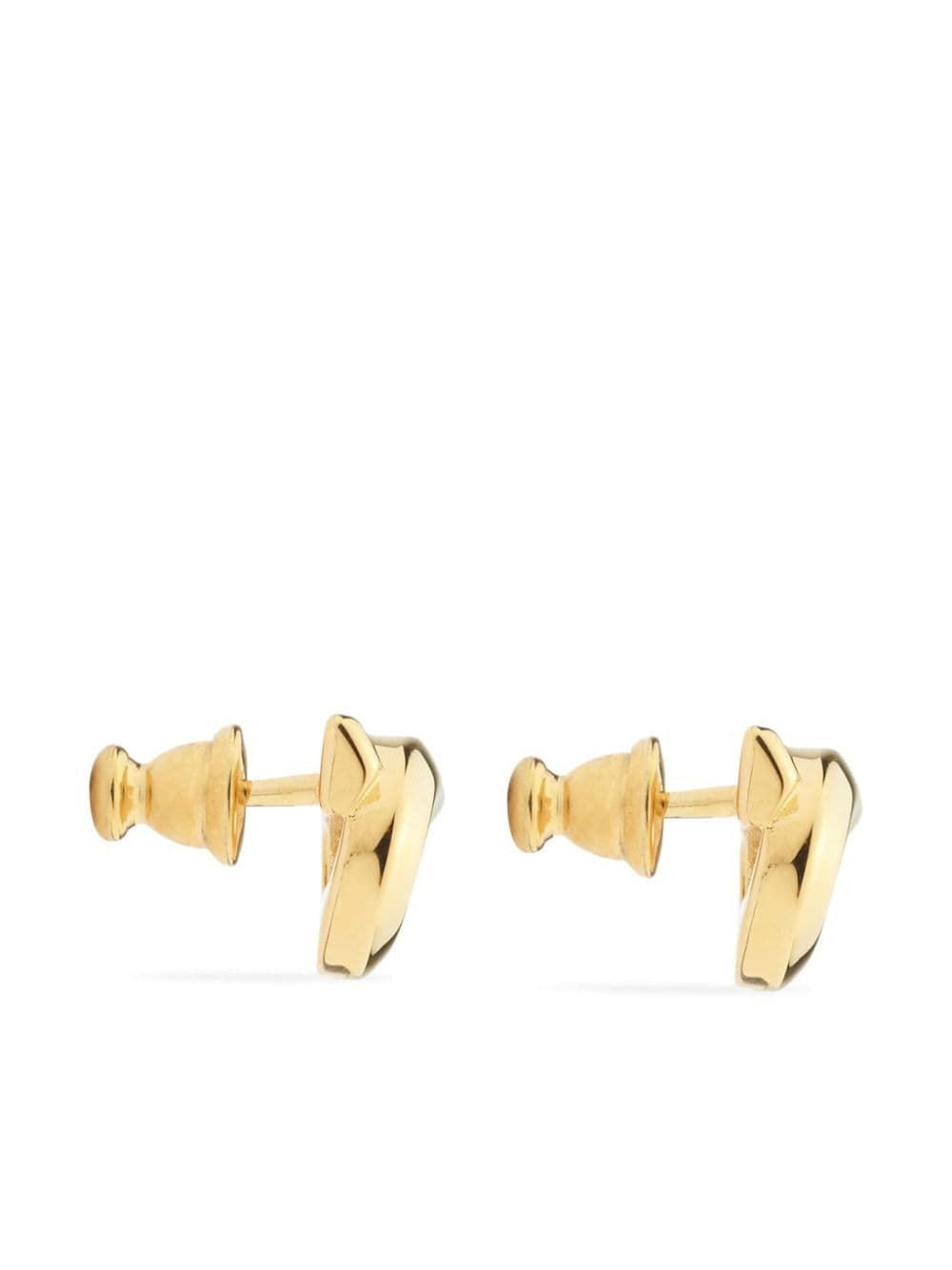 Ferragamo Gancini Hook Stud Earrings