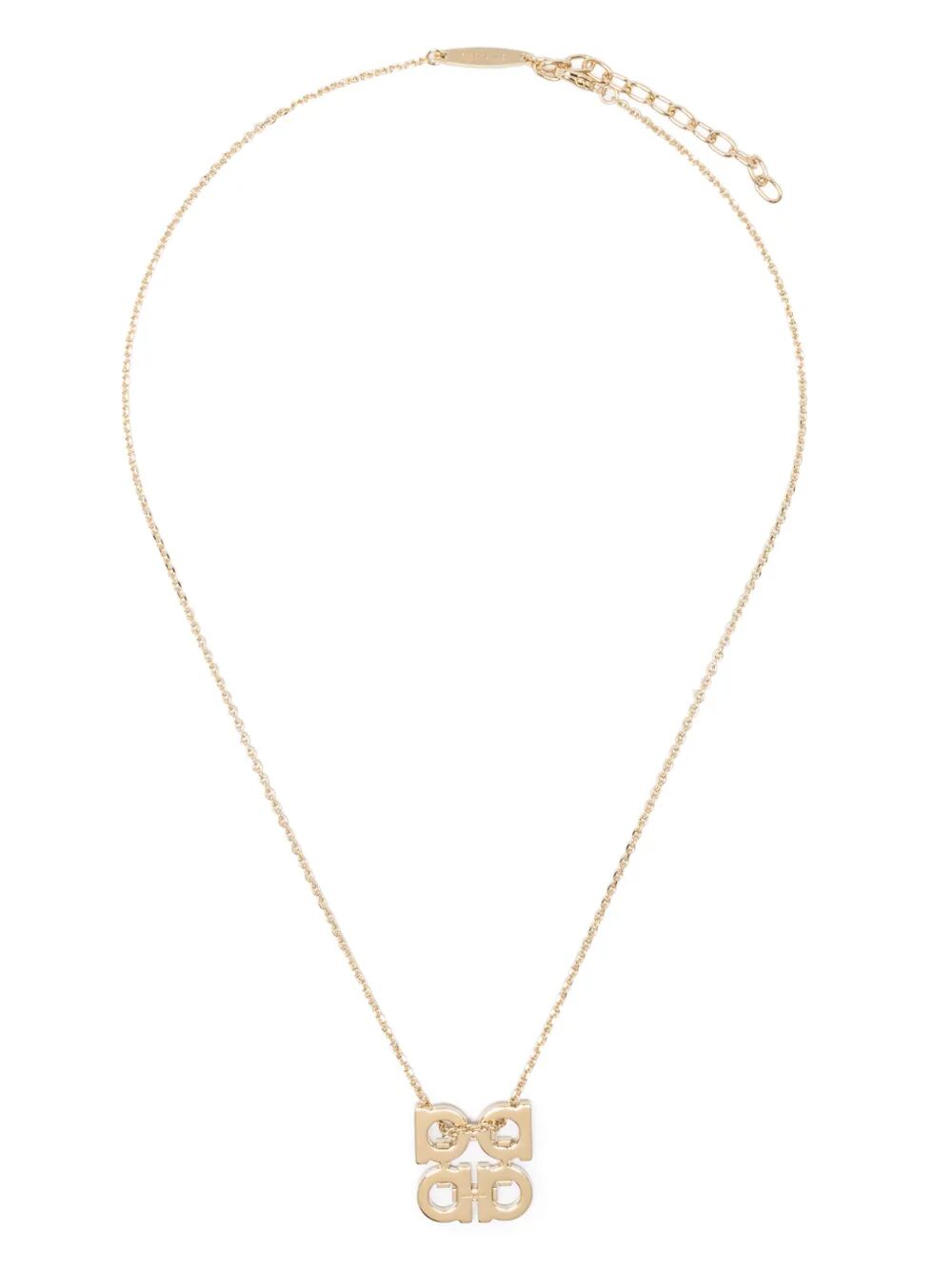 Ferragamo Gancini Hook Mini Necklace