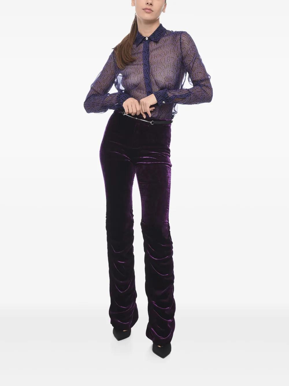 GUCCI Luxurious Velvet Pants - Size 40