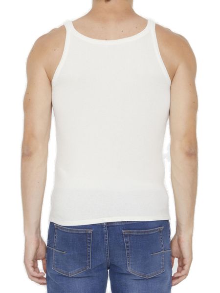 SAINT LAURENT Cotton Tank Top for Men - SS25 Edition