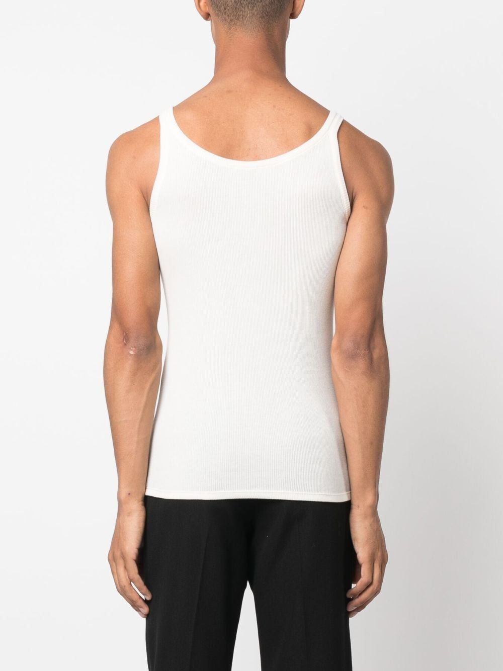 SAINT LAURENT Cotton Tank Top for Men - SS25 Edition