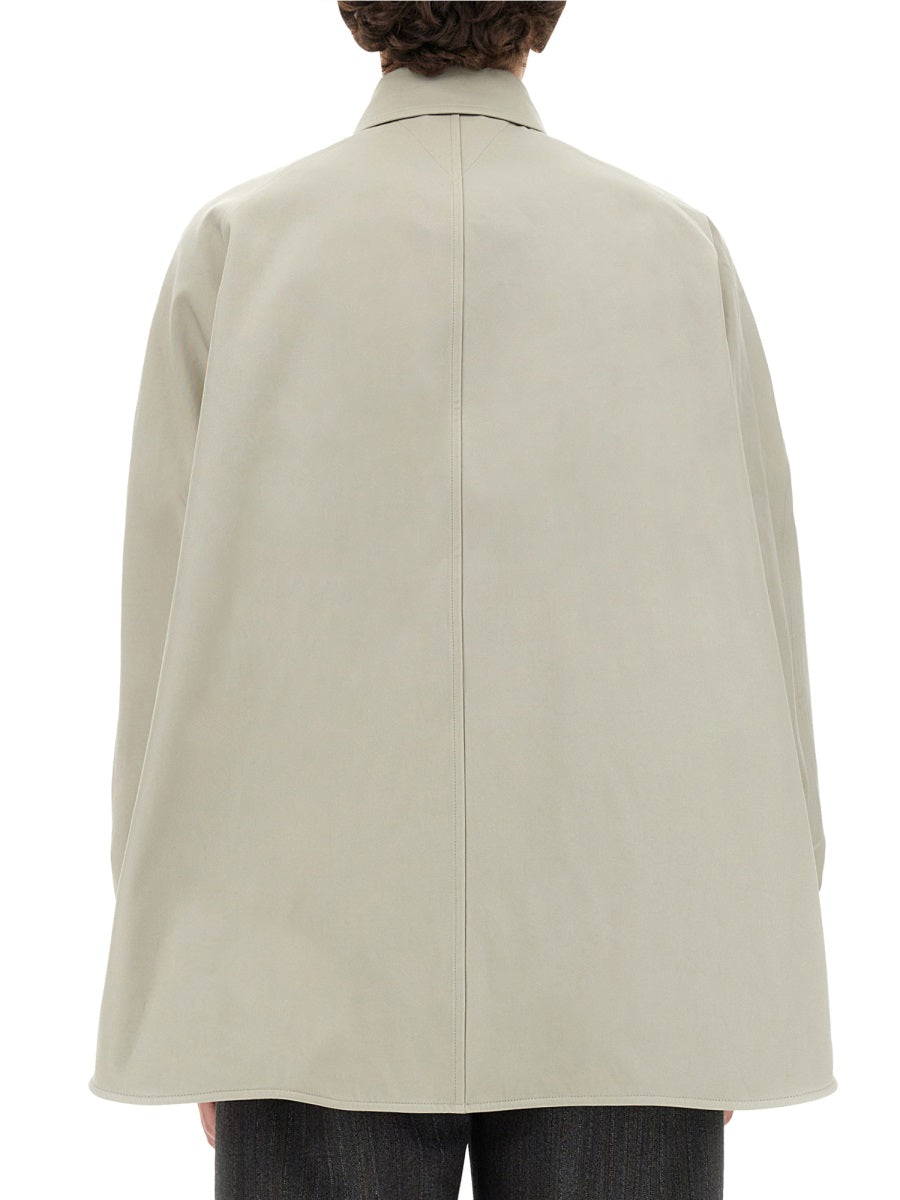BOTTEGA VENETA Oversized Cotton Twill Over Shirt - Size 46