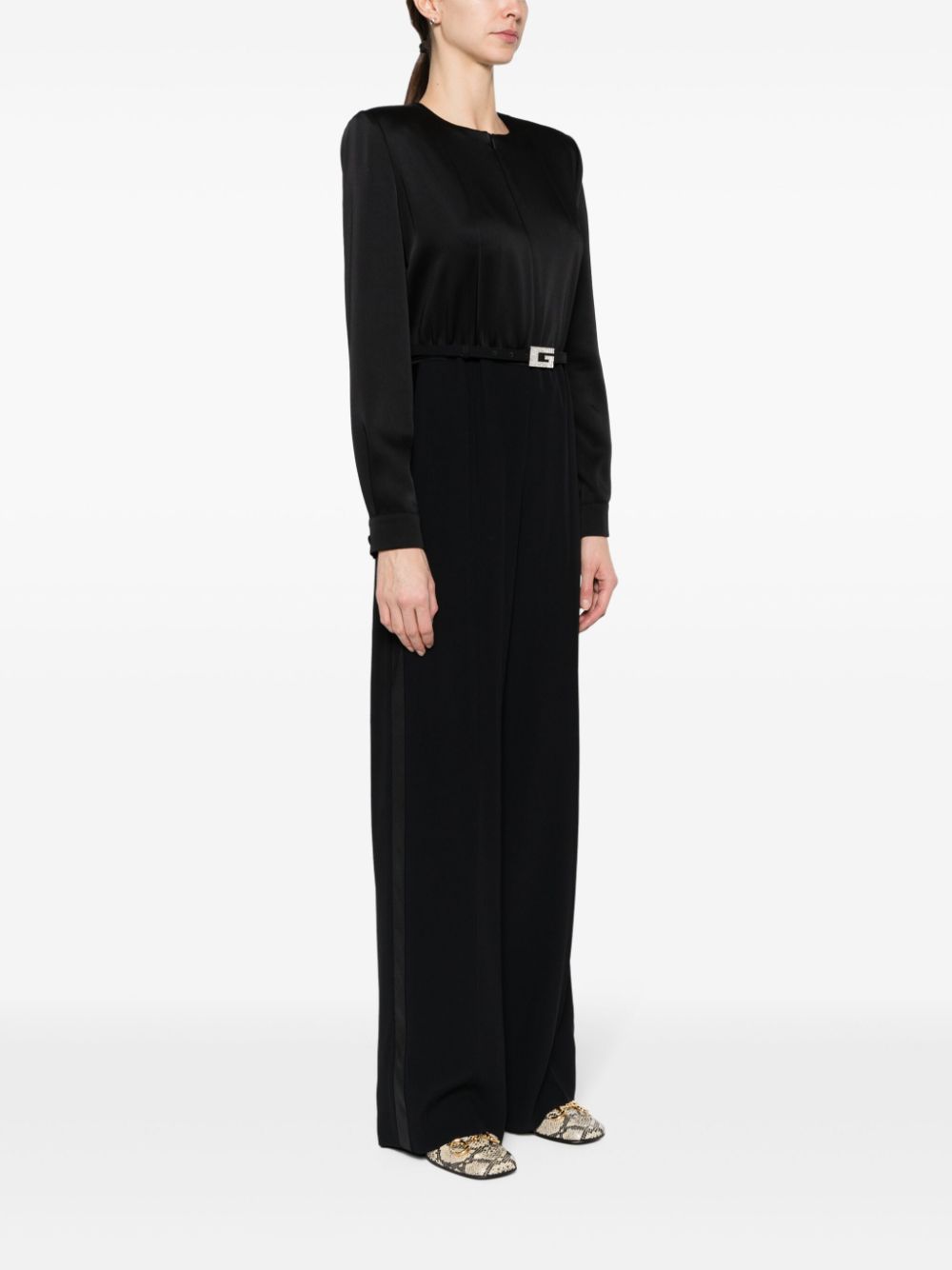 GUCCI Viscose Jumpsuit with Belt - Size 40