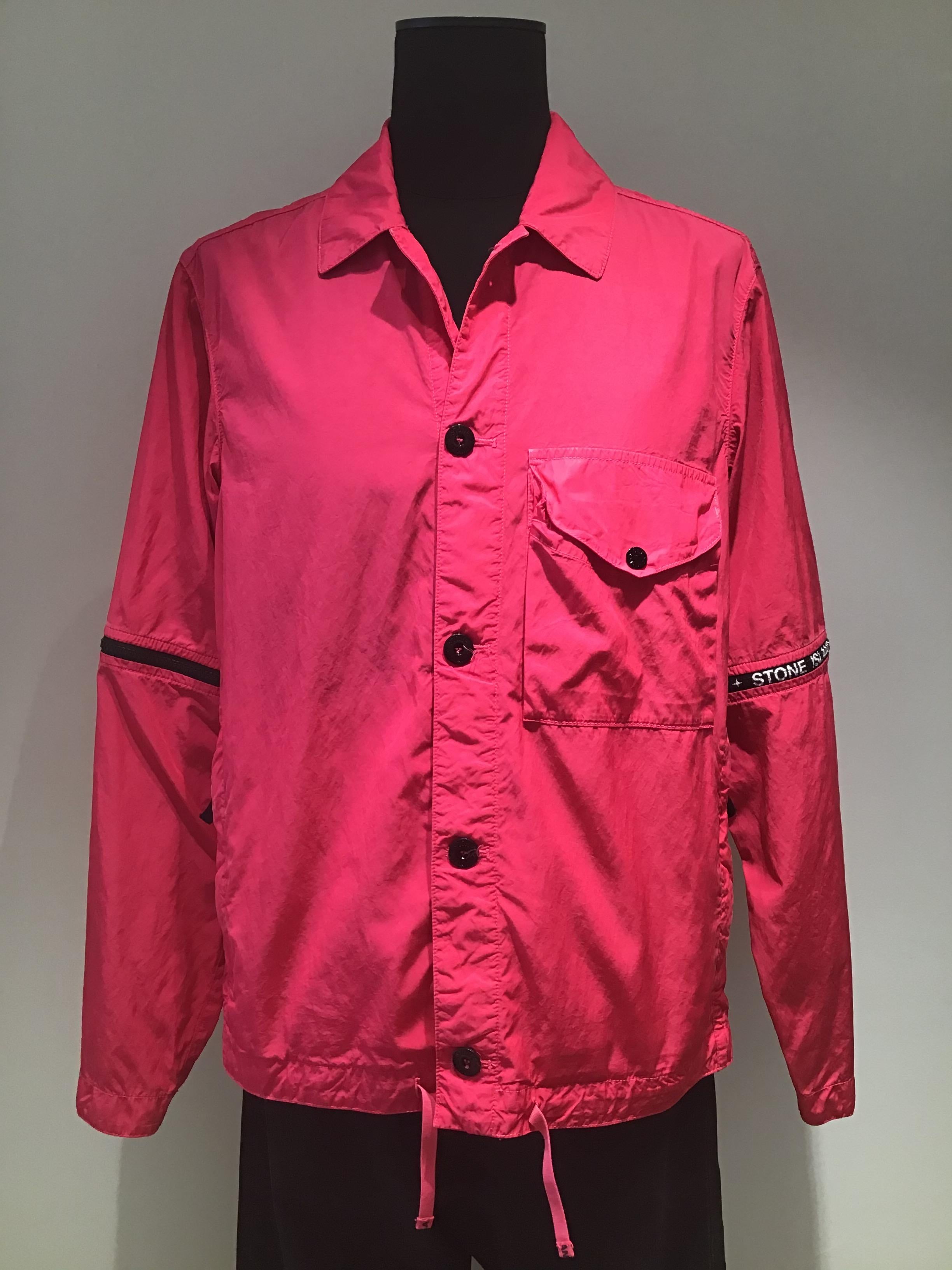 STONE ISLAND Detachable Sleeves Overshirt - Men’s Classic Fit