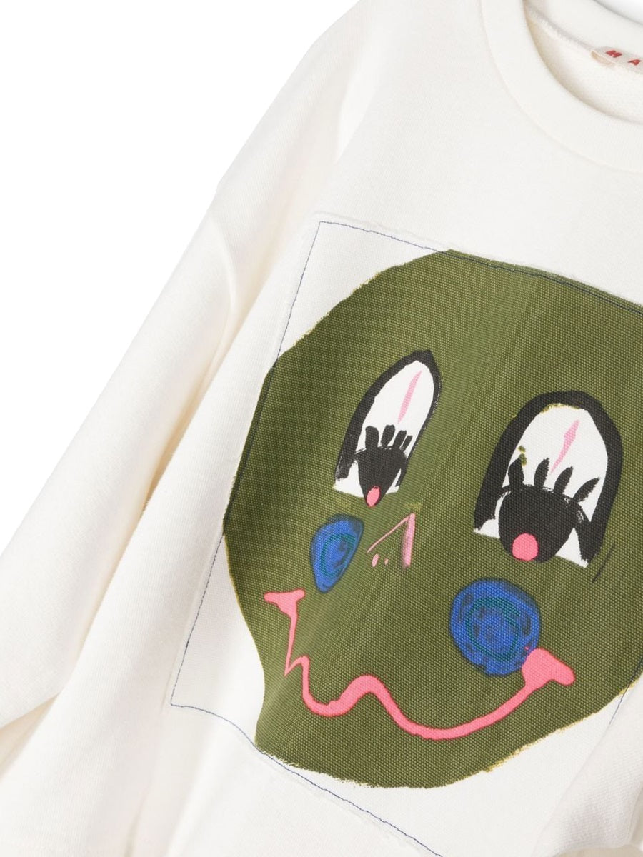 MARNI Mini Cozy Sweatshirt for Girls - SS23 Collection