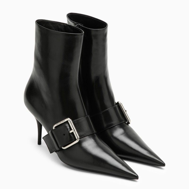 BALENCIAGA Pointy Toe Stiletto Ankle Boots