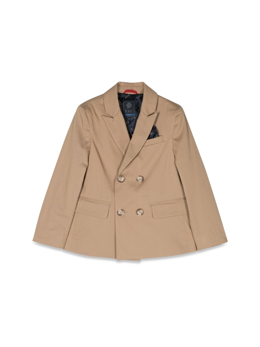 FAY Mini Double-Breasted Jacket for Boys