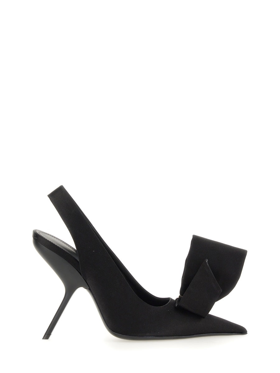 Ferragamo Asymmetrical Bow Sandal