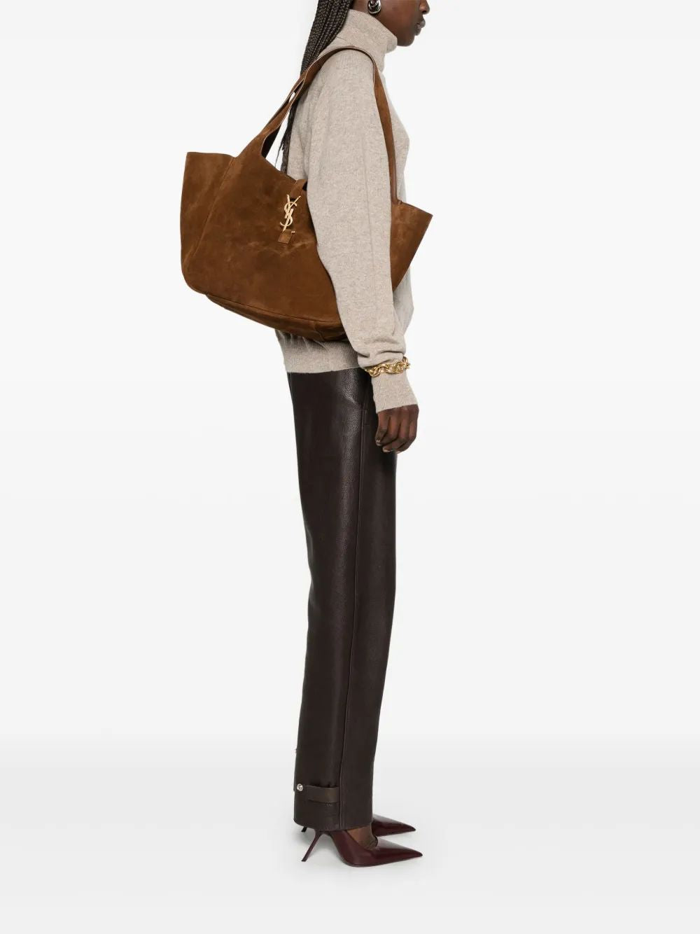 SAINT LAURENT Mini Leather Handbag