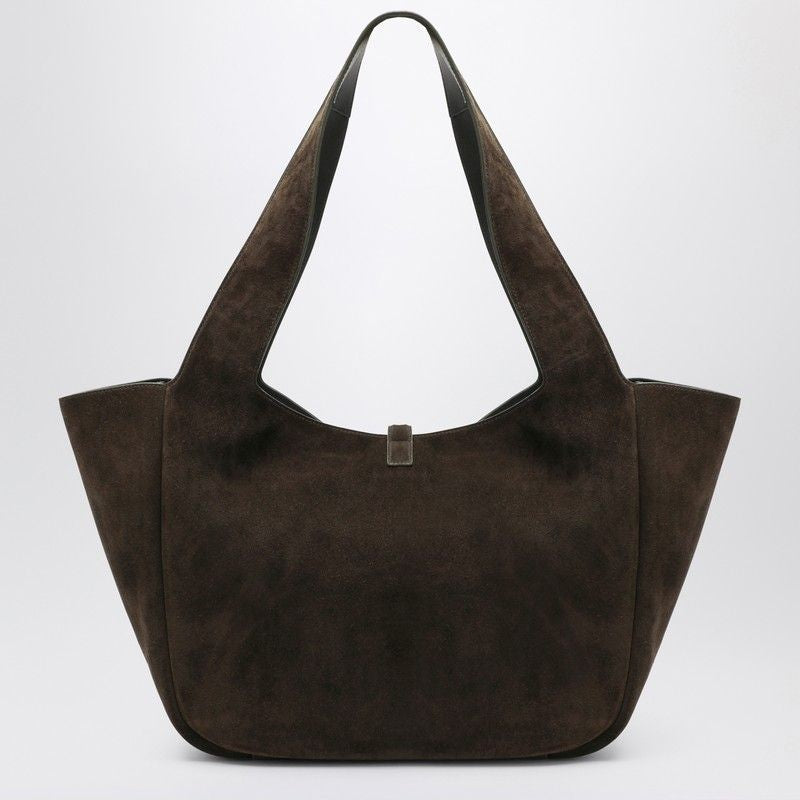 SAINT LAURENT Tote Handbag with Logo Plaque