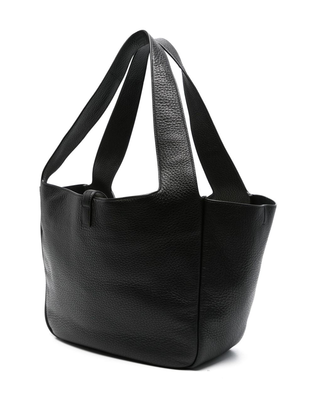 SAINT LAURENT Leather Shopping Handbag