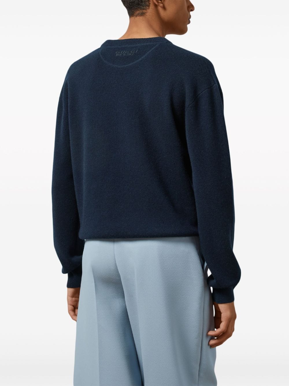 GUCCI Crew-Neck Wool Sweater for Men