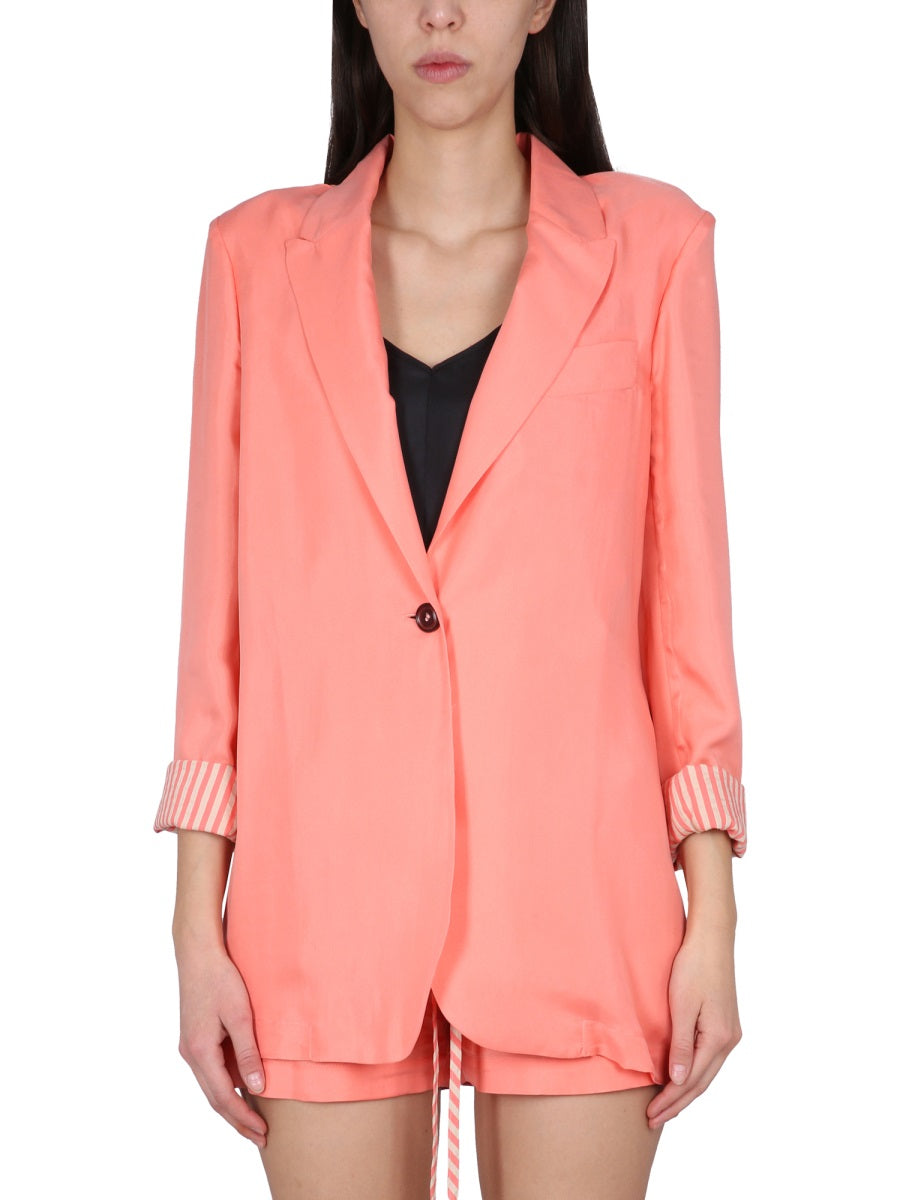 ALYSI Women's Tailored Twill Jacket