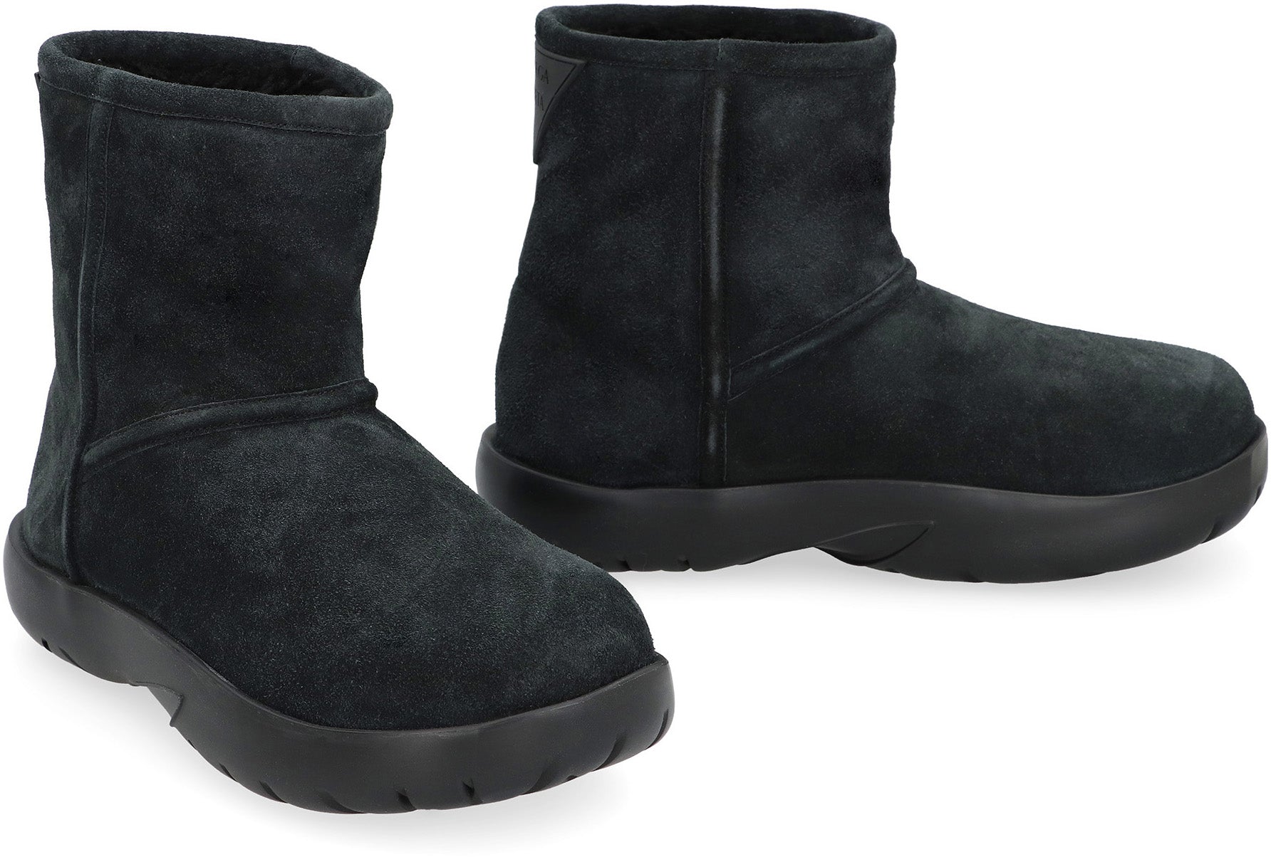 BOTTEGA VENETA Snap Suede Ankle Boots