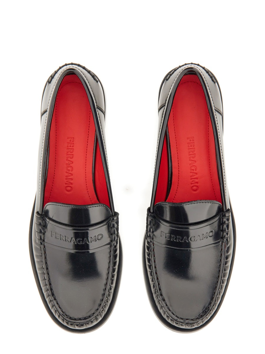 Ferragamo Classic Leather Loafer for Women