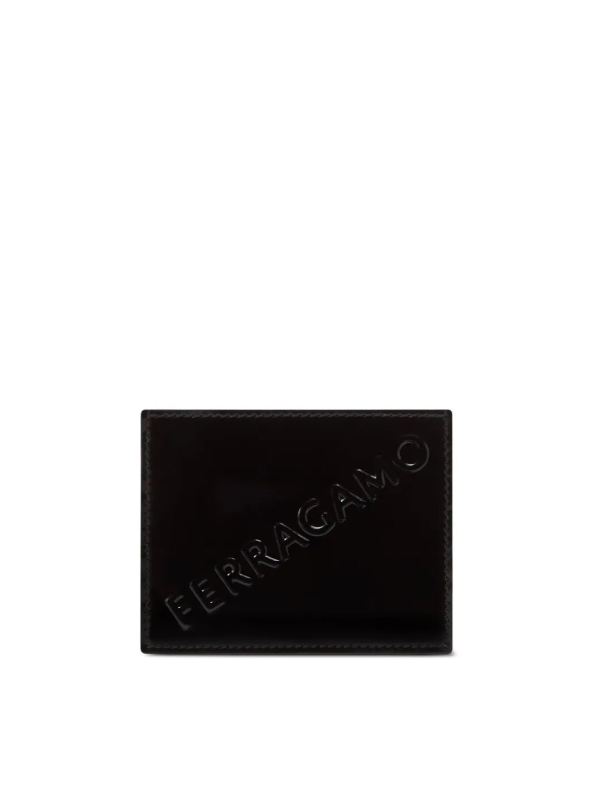 Ferragamo Diagonal Logo Mini Credit Card Case 10x8 cm