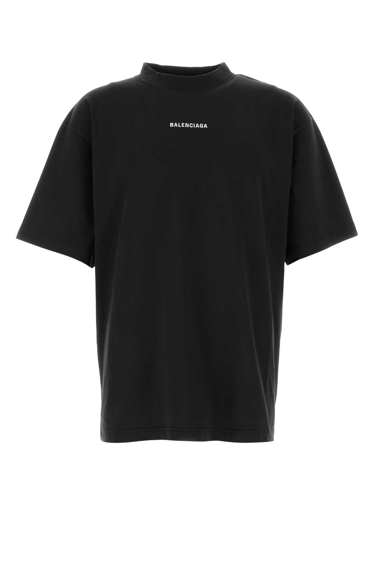 BALENCIAGA Classic T-Shirt with Centered White Lettering