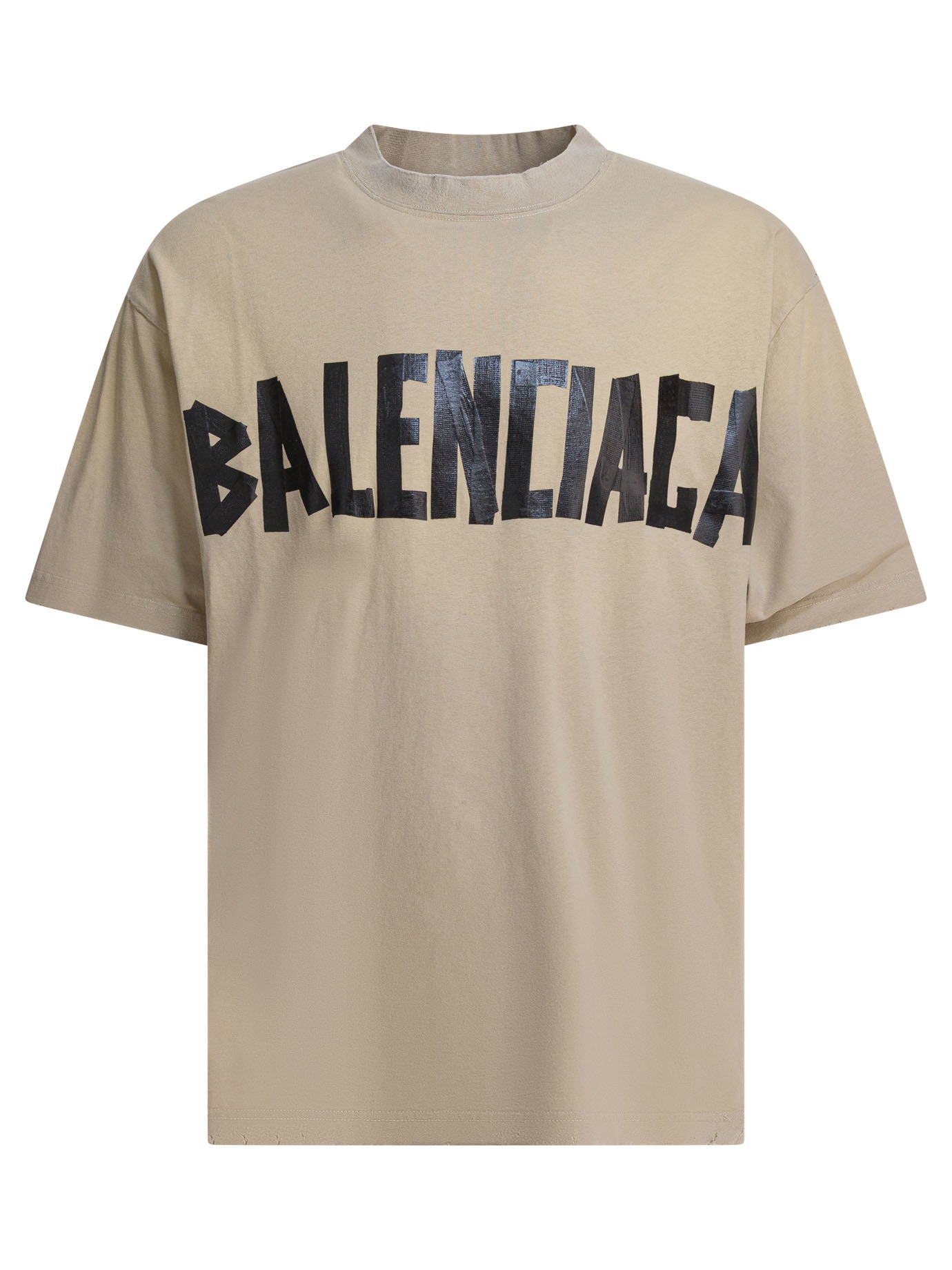 BALENCIAGA Medium Fit Cotton T-Shirt for Men