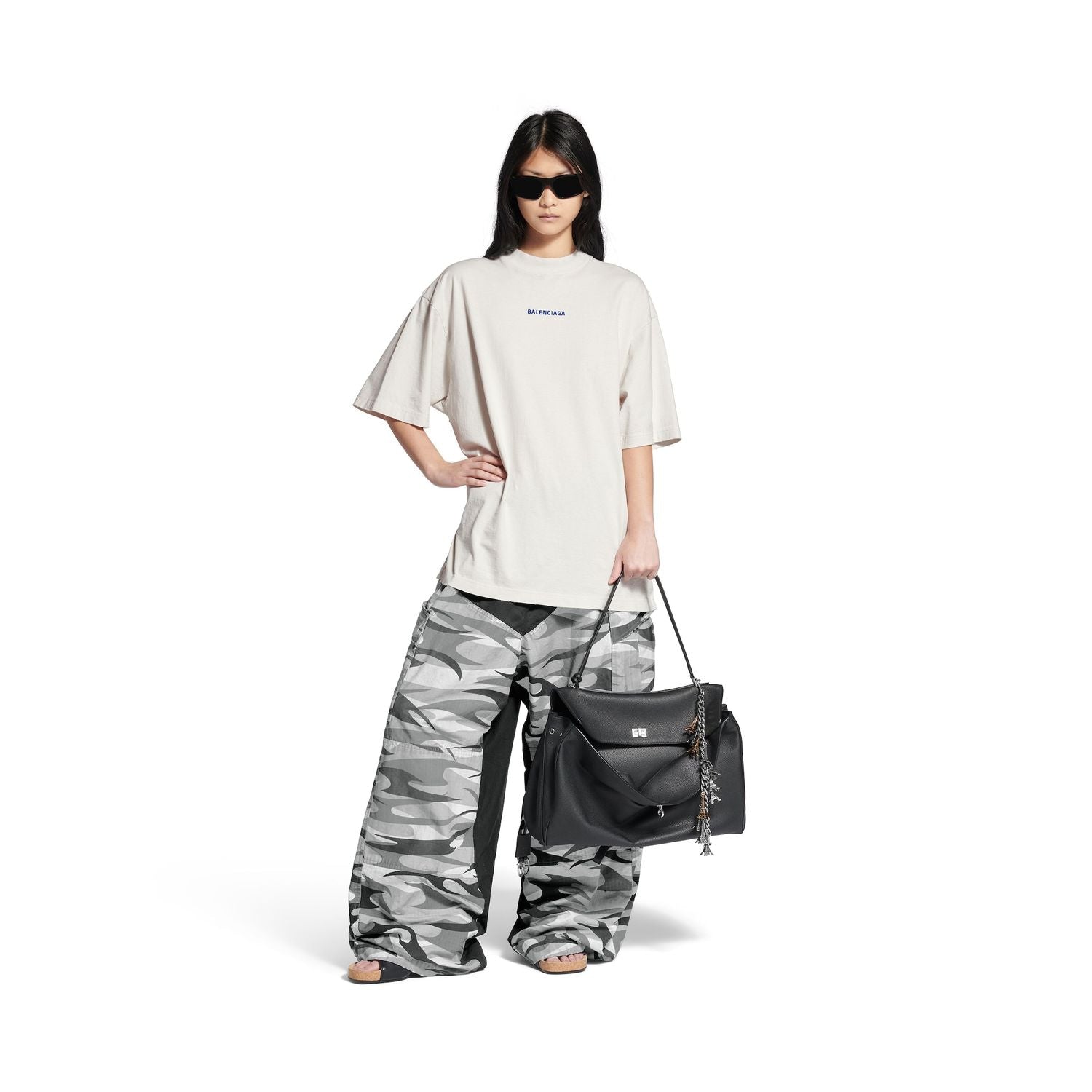 BALENCIAGA Distressed Cotton Crew-Neck T-Shirt - Men