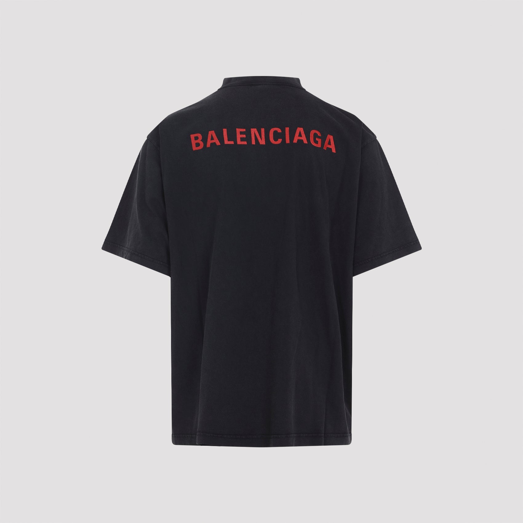 BALENCIAGA Cotton Logo Tee for Men - FW25