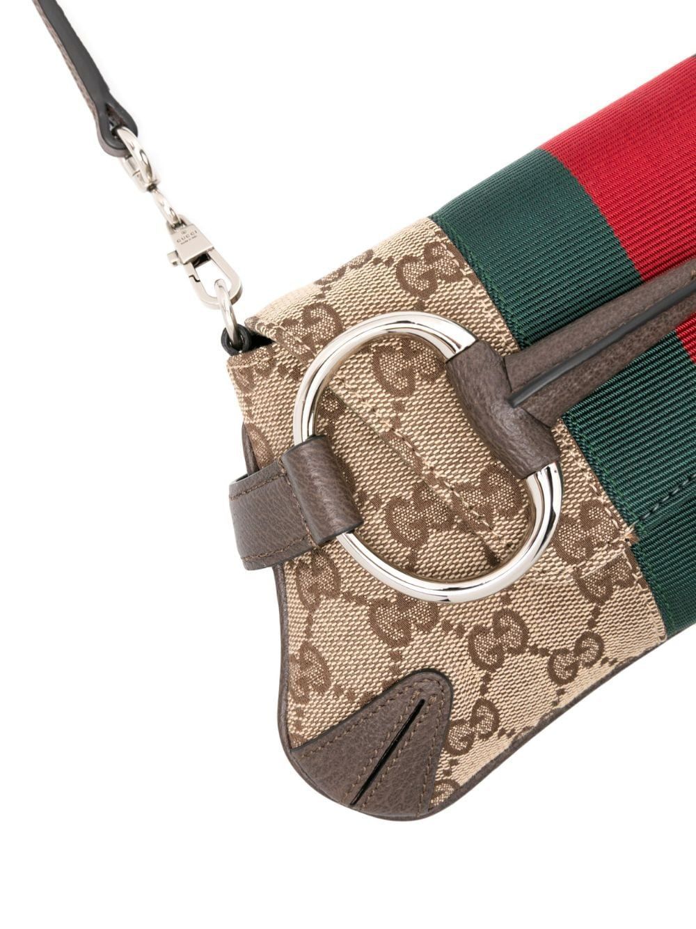 GUCCI Mini Horsebit Chain Shoulder Handbag