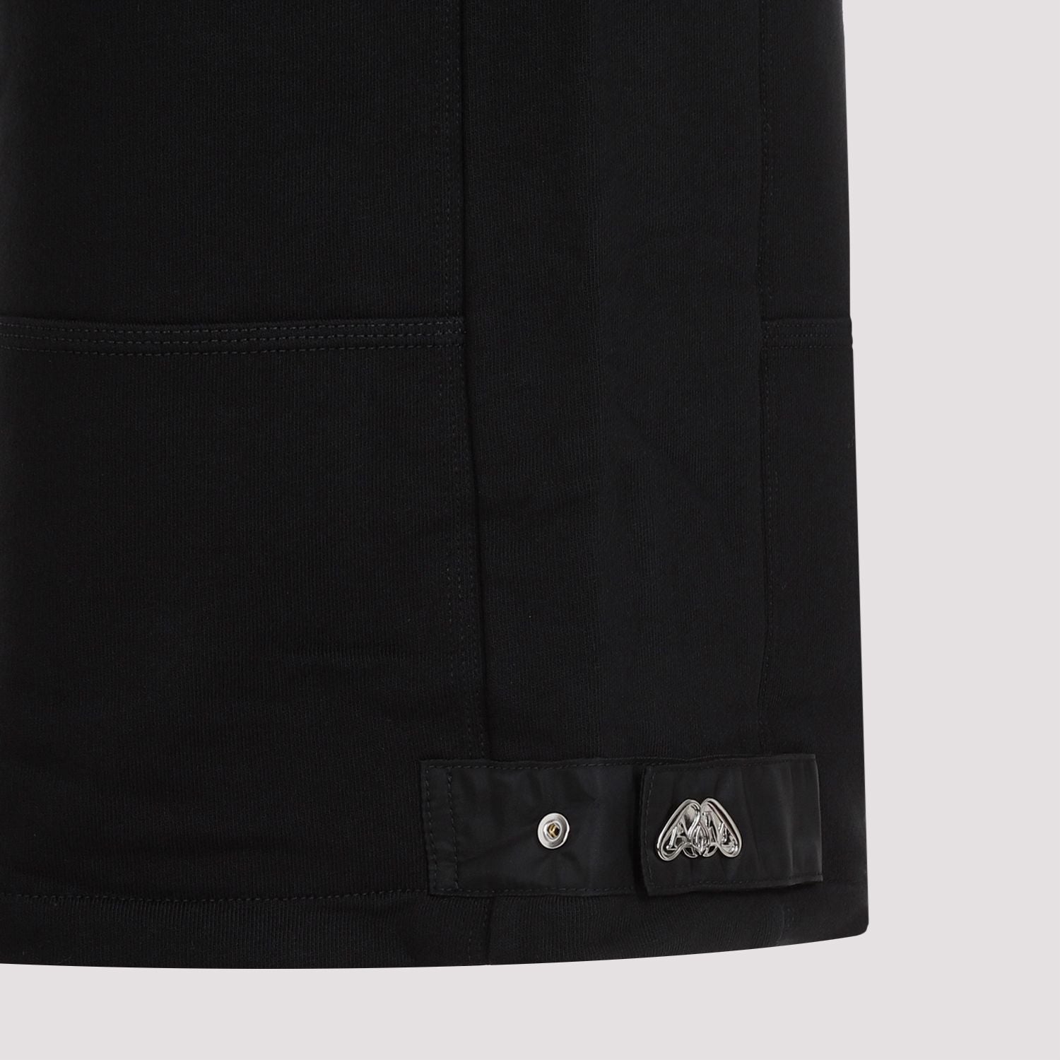 ALEXANDER MCQUEEN Men's Cotton Mini Shorts for Spring/Summer 2024
