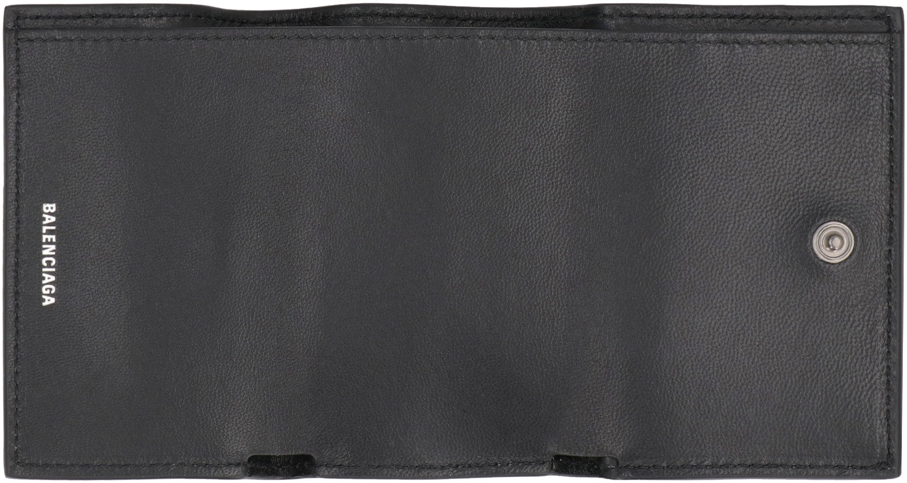 BALENCIAGA Mini Leather Wallet with Coin Pocket